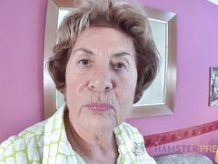 Hairy granny squirting and getting her ass fucked Part 2